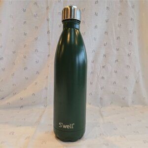 S'well Green Stainless Steel Water Bottle Dark Green